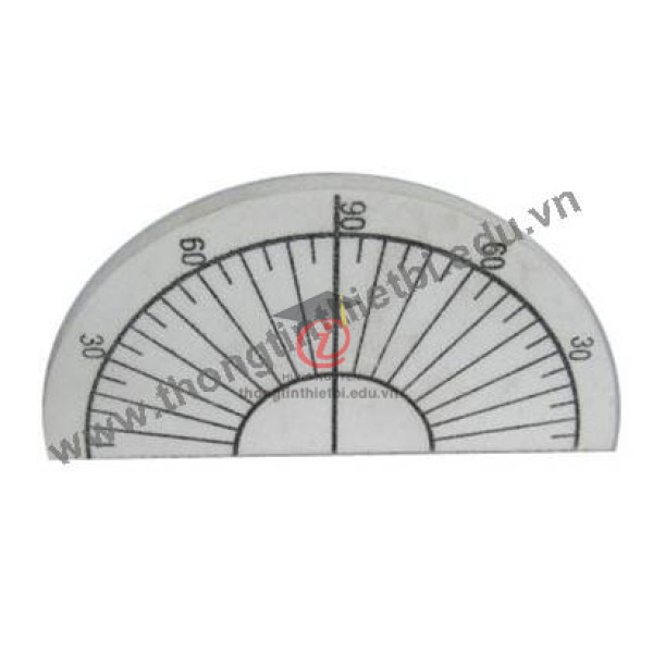 Thước chia độ đo góc (nửa vòng tròn chia độ) (CSVL2084)